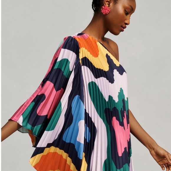 Brand New HUTCH ONE-SHOULDER PLEATED ROMPER - Picture 8 of 16